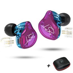 Fone de Ouvido Kz Zst Pro sem Microfone (Roxo) (Acompanha Case) - 1