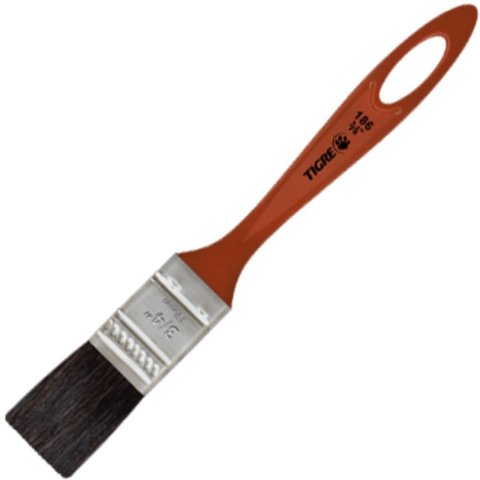 Trincha 3/4"" 186 de Pelo de Orelha de Boi - 60186003 - Pincéis Tigre Trincha 3/4" 186 de Pelo de Or