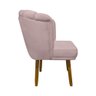 2 Poltronas Alice Decorativa Veludo Rose Gold Sofa Store - 6