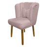 2 Poltronas Alice Decorativa Veludo Rose Gold Sofa Store - 8