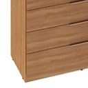 Ver imagem 7 de Cômoda Lume 1 Porta e 5 Gavetas com Porta Jóia D5130 Amêndola Touch