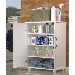 Gabinete Balcão Multiuso Base Toalheiro Porta Escova Shampoo - 10