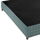Ver imagem 2 de Base Box Casal Feel Indomável Horse Collection Linho Azul 138x188