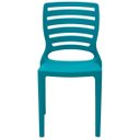 Ver imagem 2 de Cadeira Infantil Tramontina Sofia Azul em Polipropileno e Fibra de Vidro