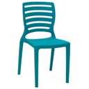 Ver imagem 3 de Cadeira Infantil Tramontina Sofia Azul em Polipropileno e Fibra de Vidro