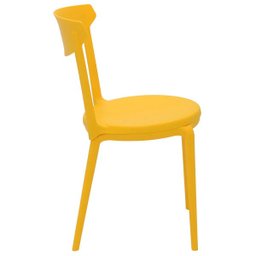 Cadeira Tramontina Luna Amarela em Polipropileno - 4