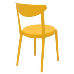 Cadeira Tramontina Luna Amarela em Polipropileno - 5