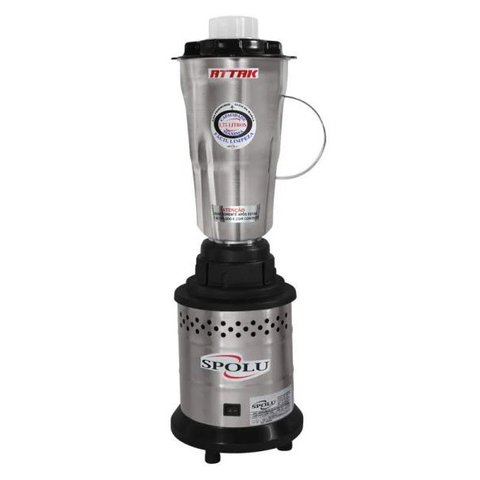 Liquidificador Industrial Spolu Attak 1,75 Litro Inox Alta Rotação 220V