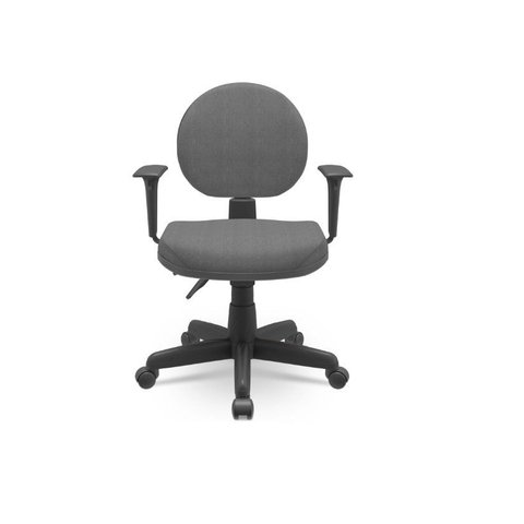Cadeira Executiva Operativa Plus Plaxmetal Back System Nr17 Crepe Cinza T57