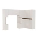 Ver imagem 3 de Guarda Roupa Planejado 11 Portas 2 Gavetas 5 Peças Hera CabeCasa MadeiraOriginals Cream