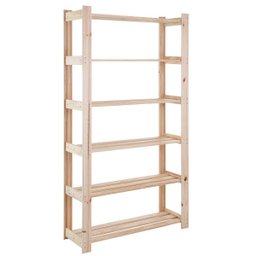 Estante para Livros 90 x 171cm com 6 Prateleiras Modulare Natural Tramontina - 1