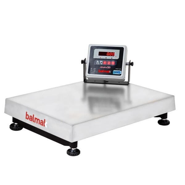 Balança Digital Balmak Plataforma 300kg Inox com Bateria Bk-300i1b - 1