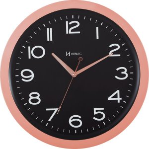 Relógio De Parede Herweg Silencioso Rosê 6814