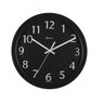 Relógio De Parede Alumínio 30cm Preto Herweg 6719-034 - 1