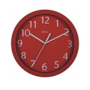 Ver imagem 1 de Relógio Parede Alumínio 25cm Vermelho Herweg 6718