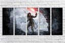 Ver imagem 4 de Quadro Decorativo Tomb Raider Games Jogos Quartos Salas Interiores Mosaico 5 Peças Com Moldura