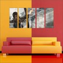 Ver imagem 2 de Quadro Decorativo Tomb Raider Games Jogos Quartos Salas Interiores Mosaico 5 Peças Com Moldura