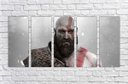 Ver imagem 3 de Quadro Decorativo God Of War Games Jogos Quartos Salas Interiores Mosaico 5 Peças Com Moldura