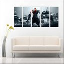 Ver imagem 2 de Quadro Decorativo God Of War Games Jogos Quartos Salas Interiores Mosaico 5 Peças Com Moldura