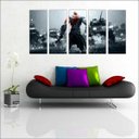 Ver imagem 5 de Quadro Decorativo God Of War Games Jogos Quartos Salas Interiores Mosaico 5 Peças Com Moldura