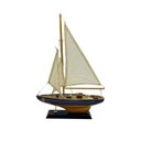 Ver imagem 2 de Escultura Decorativa Barco em Madeira 30cm Rjm2002 Btc