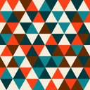 Ver imagem 2 de Papel de Parede Triângulos Geométricos 8 Arte Destaque 3 Metros