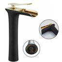 Ver imagem 1 de Torneira Cascata Luxo Monocomando Banheiro Cuba Misturador Quente Frio Cobre Bancada Mesa