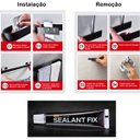 Ver mais imagens de Suporte Porta Toalha Banho Toalheiro Parede Banheiro 50cm