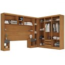 Ver imagem 2 de Guarda-roupa Modulado Soberano 11 Portas 5 Gavetas com Espelho Cinamomo/chumbo - Panorama Móveis