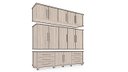 Ver imagem 2 de Guarda Roupa Londres Triplex Grande 5 Portas 6 Gavetas com Maleiro Luapa Móveis