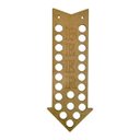 Ver imagem 1 de Quadro Decorativo Porta Tampinhas MDF Cru 50x18 Seta Beer - D'Rossi