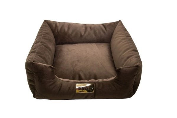 Cama Quadrada para Cachorro ou Gatos Super Luxo Luppet Marrom - G - 2