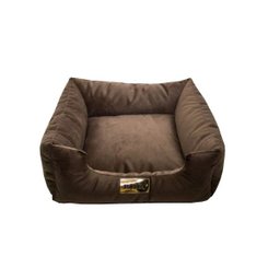 Cama Quadrada para Cachorro ou Gatos Super Luxo Luppet Marrom - G - 2