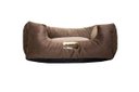 Ver imagem 1 de Cama Quadrada para Cachorro ou Gatos Super Luxo Luppet Marrom - G