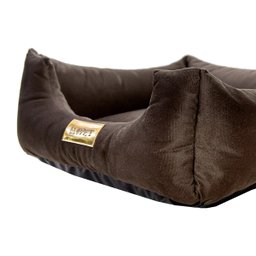 Cama Quadrada para Cachorro ou Gatos Super Luxo Luppet Marrom - G - 3