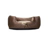 Cama Quadrada para Cachorro ou Gatos Super Luxo Luppet Marrom - G - 1