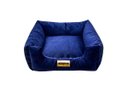 Ver imagem 2 de Cama Quadrada para Cachorro ou Gatos Super Luxo Luppet Azul - G
