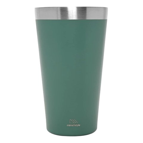 Copo Térmico de 470ML Inox bebidas Quentes e Frias - Verde