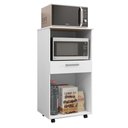 Ver imagem 3 de Balcão de Cozinha com 2 Portas e 1 Gaveta Sevilha Branco