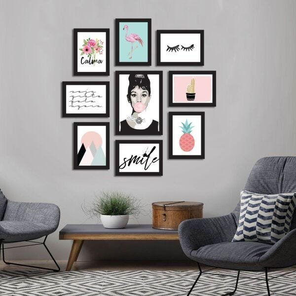 Kit de Quadros Decorativos Minimalista - 1