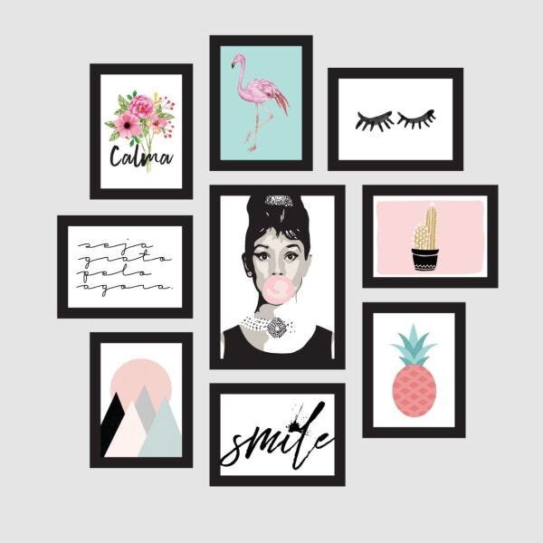 Kit de Quadros Decorativos Minimalista - 2