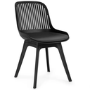 Ver imagem 3 de Kit 6 Cadeiras de Jantar Estofada Design Marcela sem Braços:preto