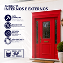 Ver imagem 2 de Tinta Esmalte Premium Brilhante Cor Vermelho 225ml Baixo Odor Secagem Rápida Durín
