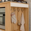 Ver imagem 2 de Balcão Cozinha para Cooktop 4 e 5 Bocas com Espaço para Forno Moderno com Gaveta