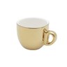Cj 6 Xícaras P/café C/pires de Porcelana Versa Branco/dourada 90ml e Suporte Wolff - 5