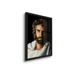 Quadro Principe da Paz 45x33cm Akiane Kramarik Jesus Deus Fé