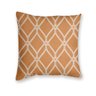 Kit 4 Capas de Almofadas Decorativas Estampa Geométrica Laranja e Amarelo - 2