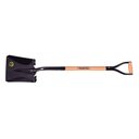 Ver imagem 1 de Pá Quadrada 417/20 em Aço com Cabo de Madeira 74 Cm com Empunhadura Metálica Ergonômica