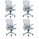 Ver imagem 1 de Kit com 4 Cadeira Escritório Diretor Office Columbus com Tela Mesh