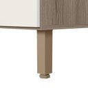 Ver imagem 6 de Balcao com Tampo 1p 20cm Mdf Kali 16796 Carvalho Toq Off White Cetim Nicioli
